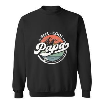 Funny Reel Cool Papa Fishing Gift Sweatshirt - Monsterry UK