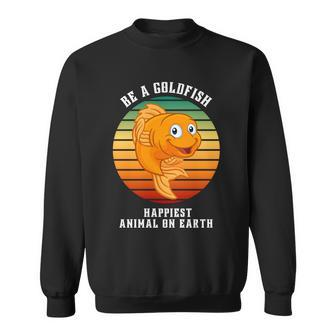 Funny Soccer Be A Goldfish Ted Coach Motivation Lasso V2 Sweatshirt - Monsterry CA