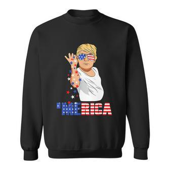 Funny Trump Salt Merica Freedom 4Th Of July Tshirt Gifts Sweatshirt - Monsterry