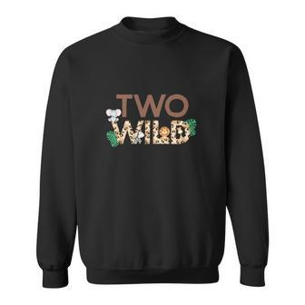 Funny Wild Two Animal Safari 2Nd Birthday V2 Sweatshirt - Monsterry AU