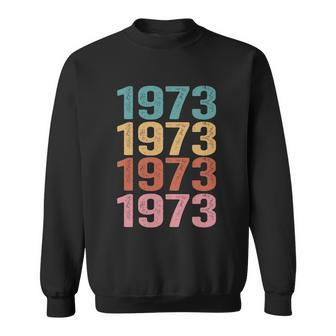 Funny Womens Rights 1973 Pro Roe Gift 1 Sweatshirt - Monsterry