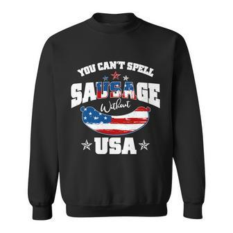 Funny You Cant Spell Sausage Without Usa Tshirt Sweatshirt - Monsterry DE