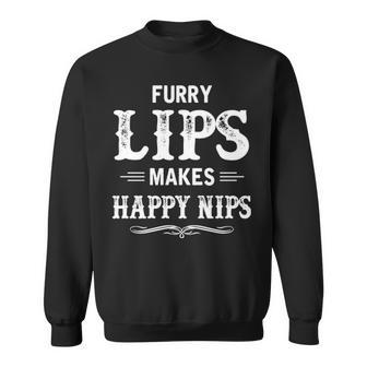 Furry Lips Sweatshirt - Seseable
