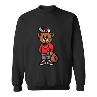 Gangster Teddy Bear Money Bags Good Chain Necklace Sneaker Tshirt Sweatshirt - Monsterry AU