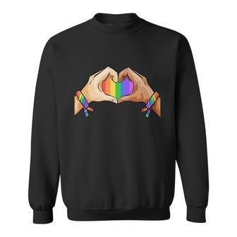 Gay Pride Clothing Lgbt Rainbow Flag Sweatshirt - Monsterry DE