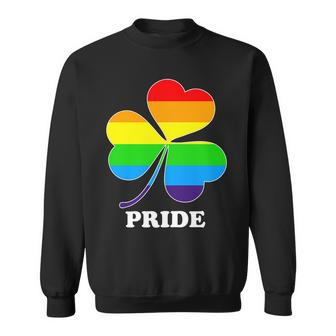 Gay Pride Cloverleaf Rainbow Tshirt Sweatshirt - Monsterry DE