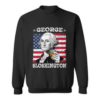 George Sloshington Shirt Funny 4Th Of July Sweatshirt - Monsterry DE
