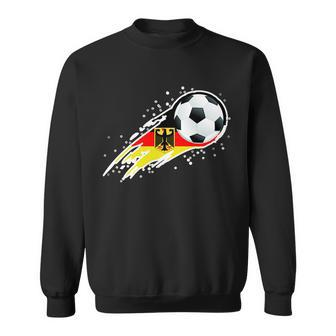 Germany Soccer Insignia Brush Strokes Sweatshirt - Monsterry UK