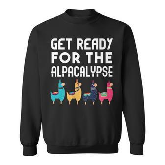 Get Ready For The Alpacalypse Sweatshirt - Seseable