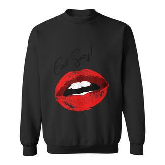 Get Sexy Red Lipstick Lips Sexy Graphic Picture Graphic Design Printed Casual Daily Basic Sweatshirt - Thegiftio UK