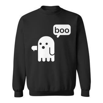 Ghost Boo Thumbs Down Sweatshirt - Monsterry UK