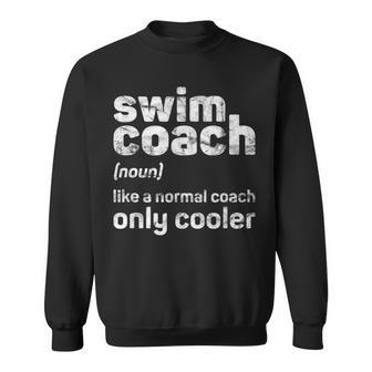 Gift Swim Coaches Funny Appreciation Swim Teacher Definition Sweatshirt - Thegiftio UK