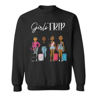Girls Trip Black Women Queen Melanin African American Pride Graphic Design Printed Casual Daily Basic Sweatshirt - Thegiftio UK