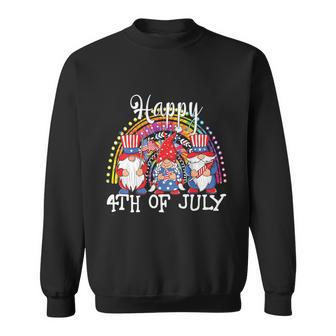 Gnomes Patriotic American Flag Funny Cute Gnomes 4Th Of July Cool Gift Sweatshirt - Monsterry UK