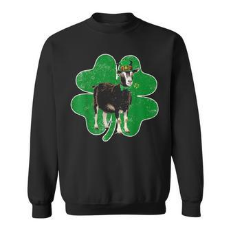 Goat Love Leprechaun Irish Shamrock St Patrick Day Sweatshirt - Thegiftio UK