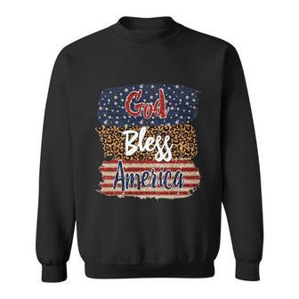 God Bless America Flag Gift 4Th Of July Independence Day Gift Sweatshirt - Monsterry UK