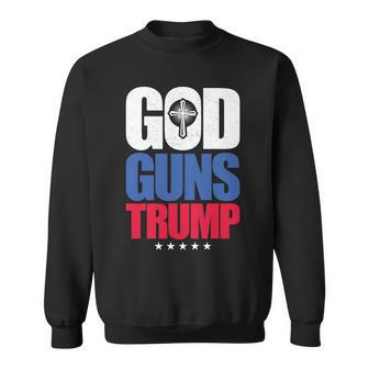 God Guns & Donald Trump V2 Sweatshirt - Monsterry DE