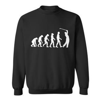 Golf Evolution Funny Golfer Sweatshirt - Monsterry DE