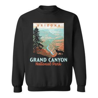 Grand Canyon National Park Arizona Vintage Wpa Style Sweatshirt - Seseable