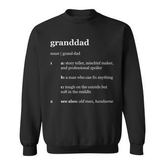 Granddad Noun Definition Tshirt Sweatshirt - Monsterry UK