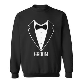 Groom Wedding Tuxedo Tshirt Sweatshirt - Monsterry DE