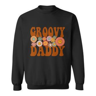 Groovy Daddy Retro Funny Matching Family Sweatshirt - Thegiftio UK