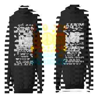 Groovy Great Grandpa Retro Matching Family Baby Shower Sweatshirt - Thegiftio