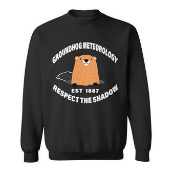 Groundhog Meteorology Respect The Shadow Tshirt Sweatshirt - Monsterry