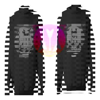 Guitar Music Band Rock Retro Vaporwave Vintage 80S 90S Sweatshirt - Thegiftio UK