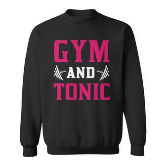 Gym And Tonic Workout Exercise Training Sweatshirt | Mazezy