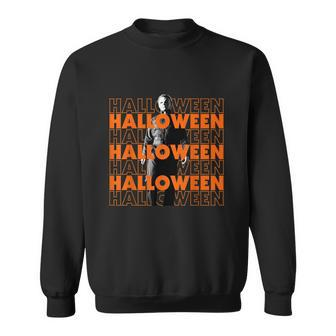 Halloween 2 Michael Text Stack Graphic Design Printed Casual Daily Basic Sweatshirt - Thegiftio UK
