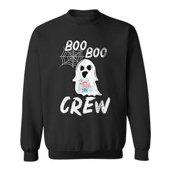 Halloween Boo Boo Crew Secretary Ghost Funny Costume Gift Men Women Sweatshirt Graphic Print Unisex - Thegiftio UK