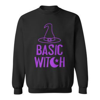 Halloween Costume Basic Witch V2 Sweatshirt - Seseable