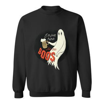 Halloween Drinking Ghost Sweatshirt - Monsterry