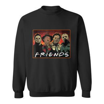 Halloween Friends Halloween Horror Movies Characters Sweatshirt - Thegiftio UK