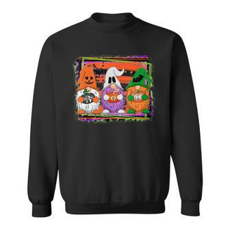 Halloween Gnomes Autumn Pumpkin Fall Costume Funny Holiday Sweatshirt - Seseable