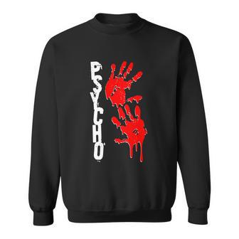 Halloween Horror Psycho Hand Prints Graphic Design Printed Casual Daily Basic Sweatshirt - Thegiftio UK