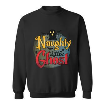 Halloween Naughty Little Ghost Halloween Day Graphic Design Printed Casual Daily Basic Sweatshirt - Thegiftio UK