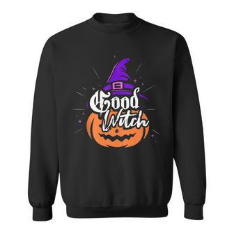 Halloween Scary Witch Mom Sister Or Aunt Bad Good Witch Sweatshirt - Seseable