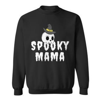 Halloween - Spooky Mama Costume For Pumpkin Lovers Sweatshirt - Seseable