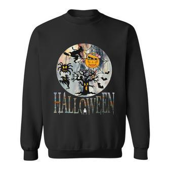 Halloween Spooky Pumpkin Halloween Day Graphic Design Printed Casual Daily Basic Sweatshirt - Thegiftio UK
