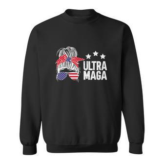 Happy 4Th Of July Funny Ultra Maga Sweatshirt - Monsterry