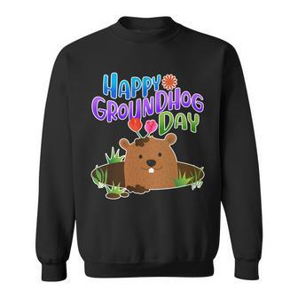 Happy Groundhog Day Tshirt V2 Sweatshirt - Monsterry CA