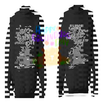 Happy Groundhog Day V3 Sweatshirt - Thegiftio