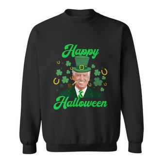 Happy Halloween Joe Biden St Patricks Day Graphic Design Printed Casual Daily Basic Sweatshirt - Thegiftio UK