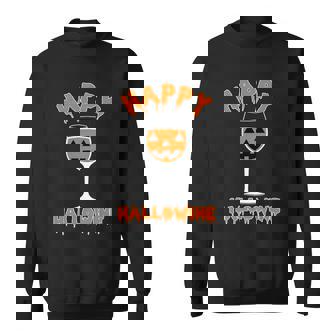 Happy Hallowine Funny Halloween Wine Tshirt Sweatshirt - Monsterry