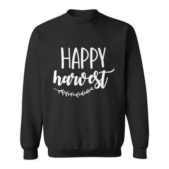 Happy Harvest Halloween Quote Sweatshirt - Monsterry DE