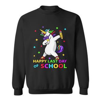 Happy Last Day Of School Funny Unicorn Cute Teacher Student Cute Gift Sweatshirt - Monsterry