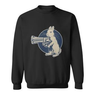 Hare Trigger Gangster Bunny Sweatshirt - Monsterry AU
