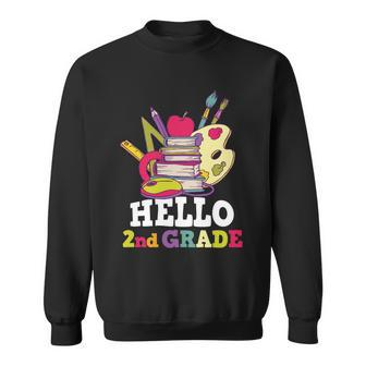 Hello 2Nd Grade Back To School Team Second Grade Sweatshirt - Monsterry DE